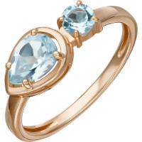 Inel din aur rosu cu topaz Platina 01-5826-00-201-1110 1,77g s.16