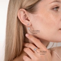 Inel din aur rosu cu topaz Platina 01-5826-00-201-1110 1,83g s.16,5 imaginea #5 — magazin online Desire.md