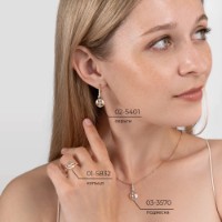 Inel din aur rosu cu topaz Platina 01-5832-00-201-1110 2,14g s.17 imaginea #2 — magazin online Desire.md