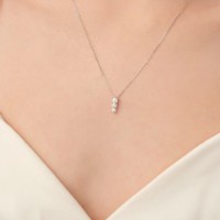 Цепочка из белого золота с цирконием Platina 07-0168-00-501-1120-38 2,57g фото №3 — интернет-магазин Desire.md