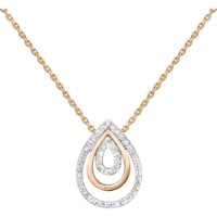 Colier din aur rosu cu zirconiu Platina 07-0170-00-401-1110-32 2,95g