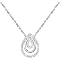 Colier din aur alb cu zirconiu Platina 07-0170-00-401-1120-32 2,8g