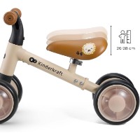 Bicicleta fără pedale Kinderkraft Cutie Flash Beige (KRCUFL00BEG0000) imaginea #3 — magazin online Desire.md