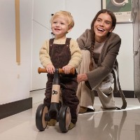 Bicicleta fără pedale Kinderkraft Cutie Flash Beige (KRCUFL00BEG0000) imaginea #7 — magazin online Desire.md