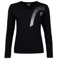 Hanorac damă Head Club 22 Linda LS Women S Black imaginea #1 — magazin online Desire.md