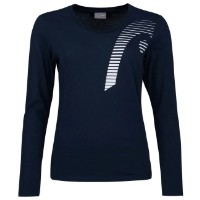 Hanorac damă Head Club 22 Linda LS Women L Dark Blue