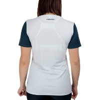 Tricou de dame Head Club 25 Tech T-Shirt Women L Navy/White imaginea #4 — magazin online Desire.md