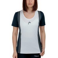 Tricou de dame Head Club 25 Tech T-Shirt Women S Navy/White imaginea #3 — magazin online Desire.md