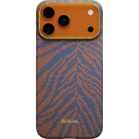Husa de protecție Pitaka Breath of Veins iPhone 17 Pro Max Burning Orange-01 (BV1701PM)