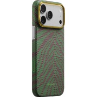 Husa de protecție Pitaka Breath of Veins iPhone 17 Pro Sprout Surge-02 (BV1702P) imaginea #3 — magazin online Desire.md