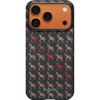 Husa de protecție Pitaka Edge Happiness Rides for iPhone 16 Pro Max, Amber (HR1601PM)