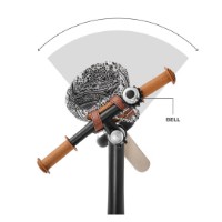 Bicicleta fără pedale Kinderkraft Rapid 2 Bizuu Black (KRRAPI02BLKBI00) imaginea #6 — magazin online Desire.md