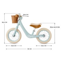 Bicicleta fără pedale Kinderkraft Rapid 2 Blue Breeze (KRRAPI02BLU0000) imaginea #9 — magazin online Desire.md