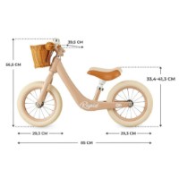 Bicicleta fără pedale Kinderkraft Rapid 2 Pink (KRRAPI02PNK0000) imaginea #8 — magazin online Desire.md