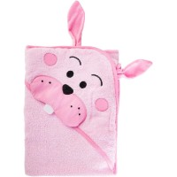 Prosop pentru copii Sensillo Bunny 100x100cm Pink (30592) imaginea #2 — magazin online Desire.md