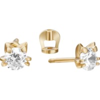 Серьги из жёлтого золота с цирконием Platina 02-4308-00-501-1130-38 1,9g