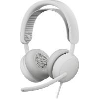 Căşti Logitech Zone Wired 2 Off White