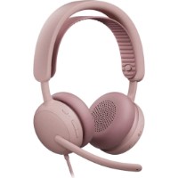 Căşti Logitech Zone Wired 2 Rose