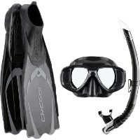Комплект для ныряния Cressi Pluma Bag 45/46 Black (CA179545)