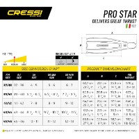Комплект для ныряния Cressi Pro Star Bag Black 41/42 (BG189541) фото №7 — интернет-магазин Desire.md
