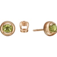 Серьги из красного золота с хризолитом Platina 02-5391-00-205-1110 1,73g