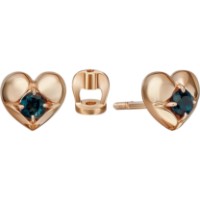 Серьги из красного золота с лондонским топазом Platina 02-5392-02-201-1110 1,52g