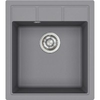 Chiuvetă de bucătărie Aquasanita Helika SQN100 Alumetallic imaginea #1 — magazin online Desire.md