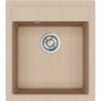 Chiuvetă de bucătărie Aquasanita Helika SQN100 Beige imaginea #1 — magazin online Desire.md