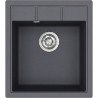 Chiuvetă de bucătărie Aquasanita Helika SQN100 Graphite imaginea #1 — magazin online Desire.md