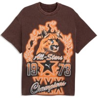 Tricou bărbătesc Puma Dylan Wildcat II Chocolate Fondue, s.XXL