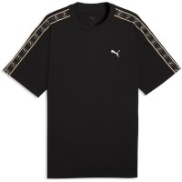 Tricou bărbătesc Puma Ess Elevated Tape Relaxed Puma Black, s.XXL