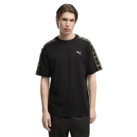 Tricou bărbătesc Puma Ess Elevated Tape Relaxed Puma Black, s.XXL imaginea #3 — magazin online Desire.md
