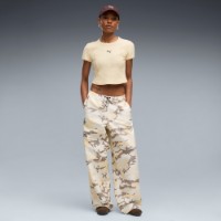 Женская футболка Puma Ess Ribbed Baby Tee Buttercream, s.M фото №5 — интернет-магазин Desire.md