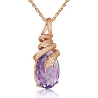Подвеска из красного золота с аметистом Platina 03-3492-00-203-1110 3g фото №5 — интернет-магазин Desire.md
