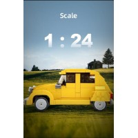 Set de construcție CaDa Citroen 2CV Retro (C55021W) imaginea #3 — magazin online Desire.md