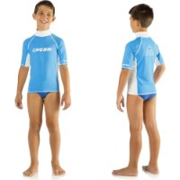 Tricou Cressi Rashguard Jr Blue Y 6-7 (LW476902) imaginea #2 — magazin online Desire.md