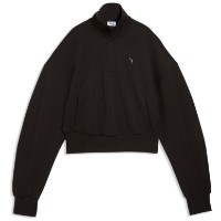 Hanorac damă Puma Pumatech Sense Balloon Sleeve Half-Zip Crew Puma Black, s.S