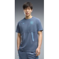 Tricou bărbătesc Puma Manchester City Pumatech Pocket Evening Sky/Luminous Blue, s.XL imaginea #3 — magazin online Desire.md