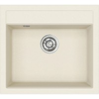 Chiuvetă de bucătărie Aquasanita Helika SQQ100  Blanched almond imaginea #1 — magazin online Desire.md