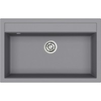 Chiuvetă de bucătărie Aquasanita Helika SQQ103 Alumetallic imaginea #1 — magazin online Desire.md