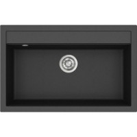 Chiuvetă de bucătărie Aquasanita Helika SQQ103 Black imaginea #1 — magazin online Desire.md
