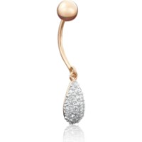 Piercing din aur rosu cu zirconiu Platina 06-3322-00-801-1110-55 1,45g imaginea #2 — magazin online Desire.md