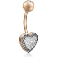 Piercing din aur rosu cu zirconiu Platina 06-0715-01-403-1110-24 1,82g imaginea #2 — magazin online Desire.md