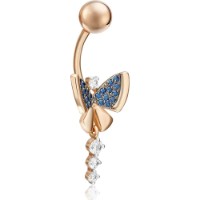 Piercing din aur rosu cu zirconiu Platina 06-3308-00-404-1110-23 1,74g imaginea #4 — magazin online Desire.md