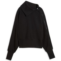 Hanorac damă Puma Asymmetrical Zip Crew Puma Black, s.XL