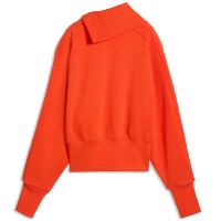 Hanorac damă Puma Asymmetrical Zip Crew Red Flash, s.L imaginea #2 — magazin online Desire.md