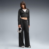 Pantaloni spotivi de dame Puma Ess Ribbed Wide Leg Soft Touch Op Puma Black, s.S imaginea #5 — magazin online Desire.md