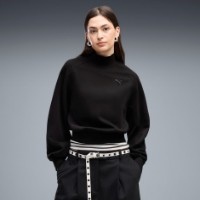 Hanorac damă Puma Her Relaxed Mock Neck Crew Puma Black, s.L imaginea #3 — magazin online Desire.md