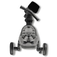Bicicletă copii Kinderkraft Jazz 2 Rocket Grey (KRJAZZ02GRY0000) imaginea #2 — magazin online Desire.md