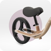 Bicicleta fără pedale Momi Isoka Beige (ROBI00076) imaginea #7 — magazin online Desire.md